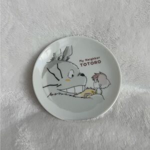 Totoro Ceramic Dish - White